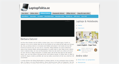 Desktop Screenshot of laptopfakta.se