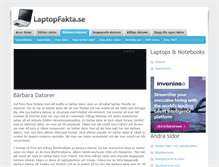 Tablet Screenshot of laptopfakta.se